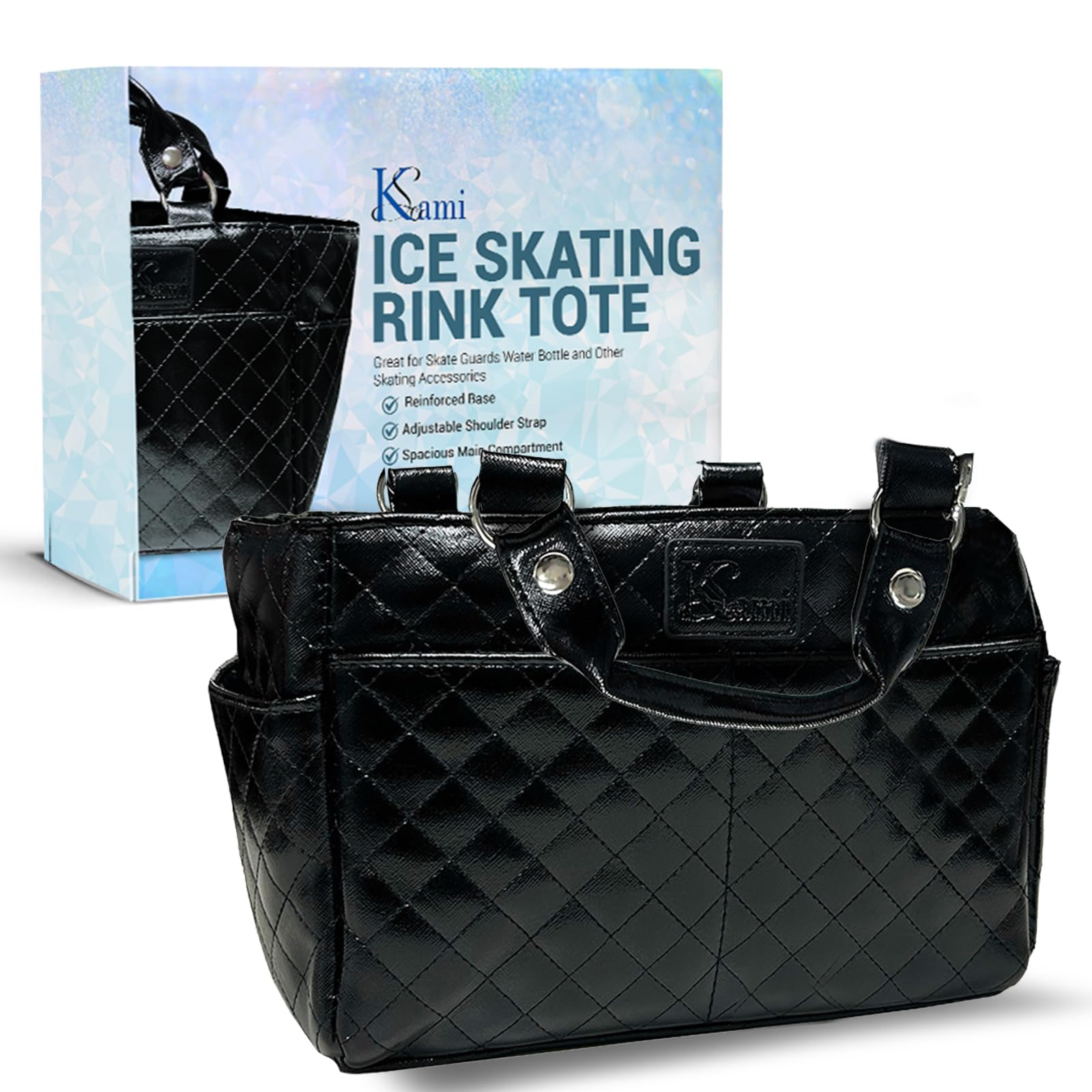 Amazon.co.jp: Kami-Soアイススケートリンクトート(オニキス)-スケート